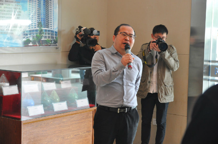 自治區(qū)政協經濟委員會主任楊和榮一行到廣西銀億調研